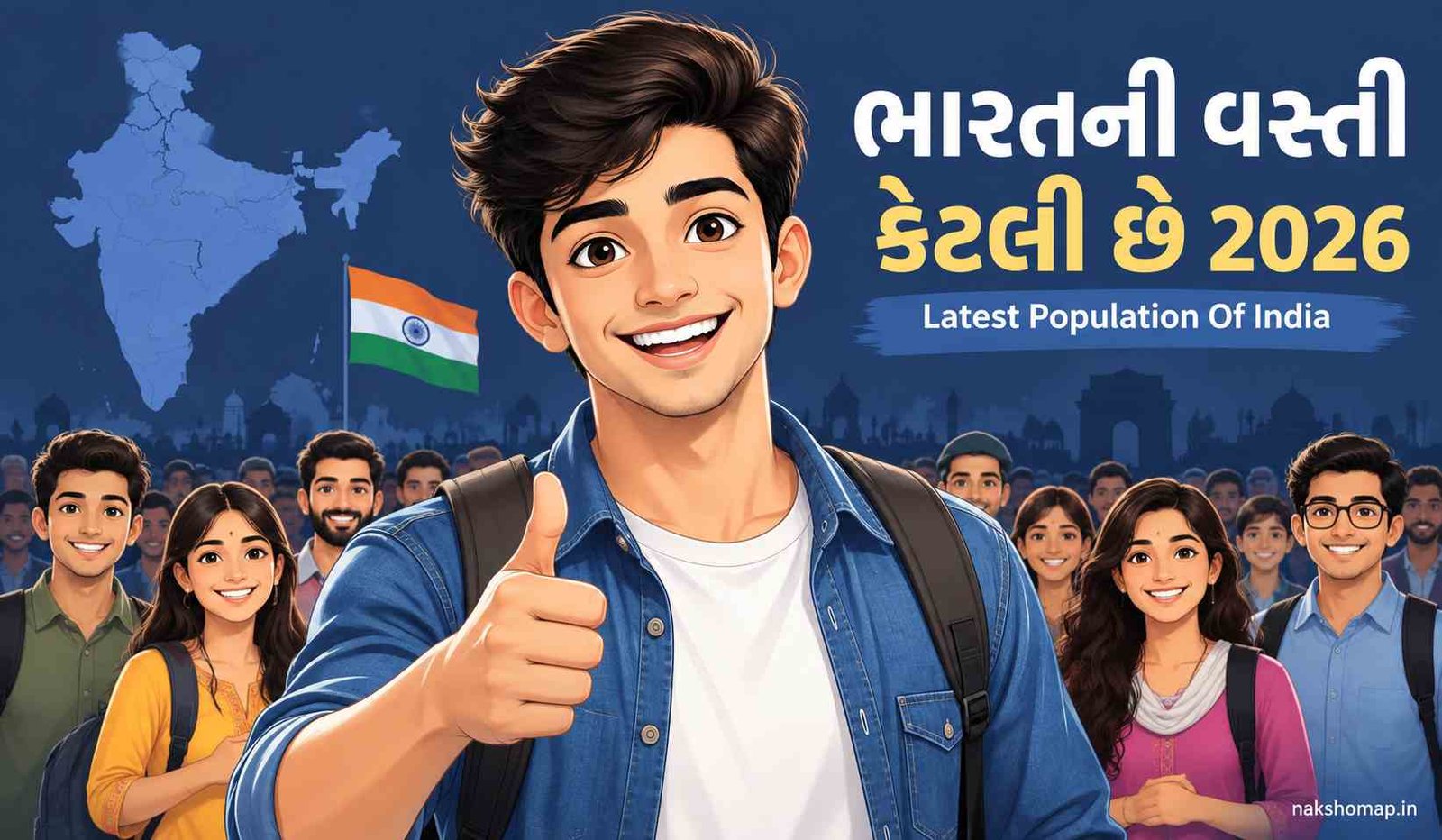 ભારતની વસ્તી કેટલી છે 2026 | Latest Population Of India