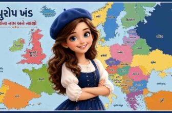 યુરોપ ખંડના દેશોના નામ અને નકશો | Europe Map And Countries Name