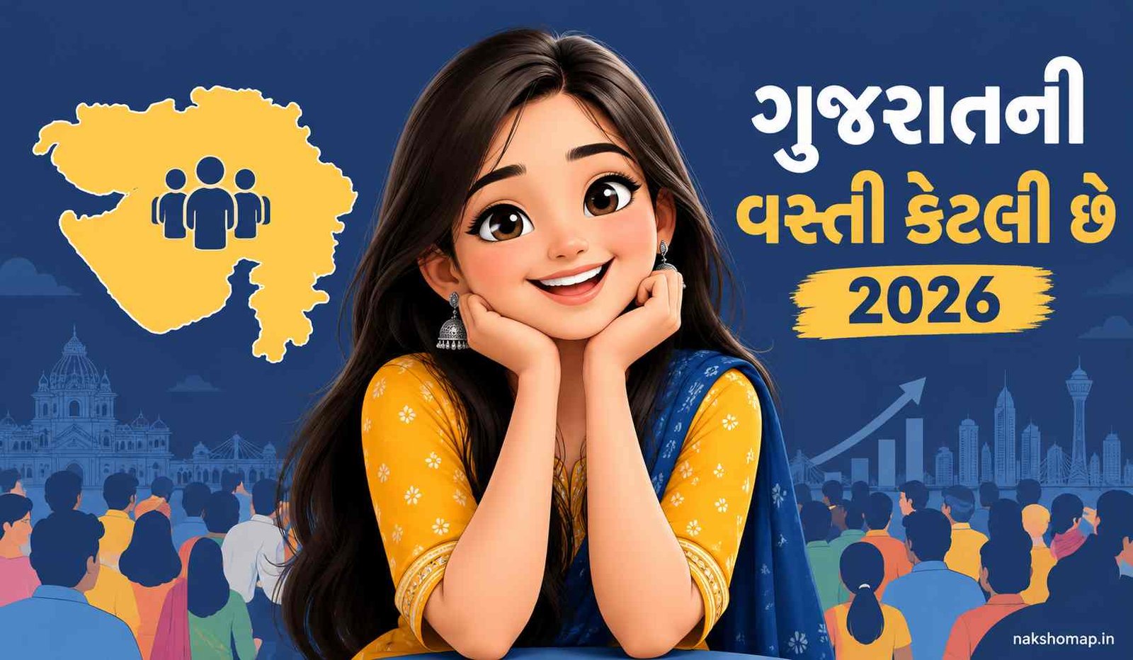 ગુજરાતની વસ્તી કેટલી છે 2026 | Gujarat Population In Gujarati