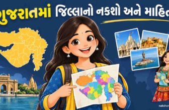 ગુજરાતમાં જિલ્લાનો નકશો અને માહિતી | Gujarat District Map In Gujarati
